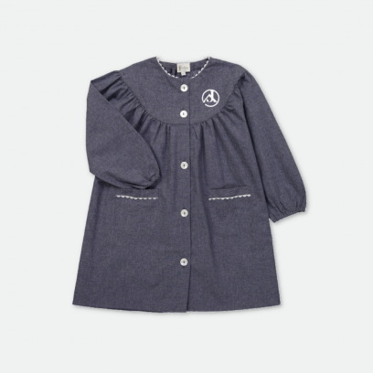 Jeanne d'arc Saint Maur des Fossés - Tablier fille, col rond – Jean