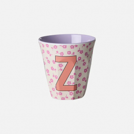 Gobelet Alphabet Lettre Z fleurs