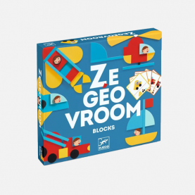 Jeu de construction en bois - Ze Geo Vroom