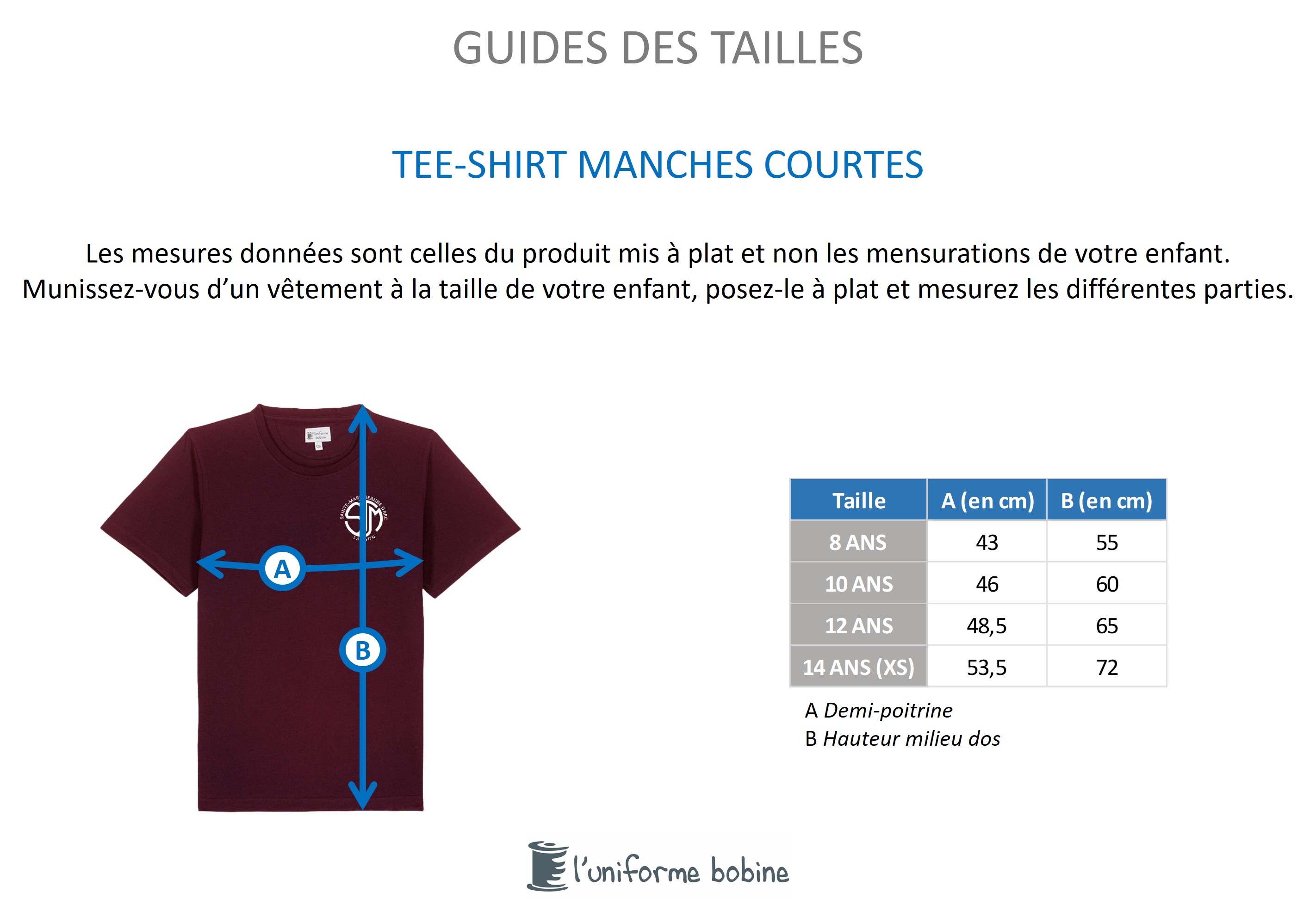 Guide des tailles