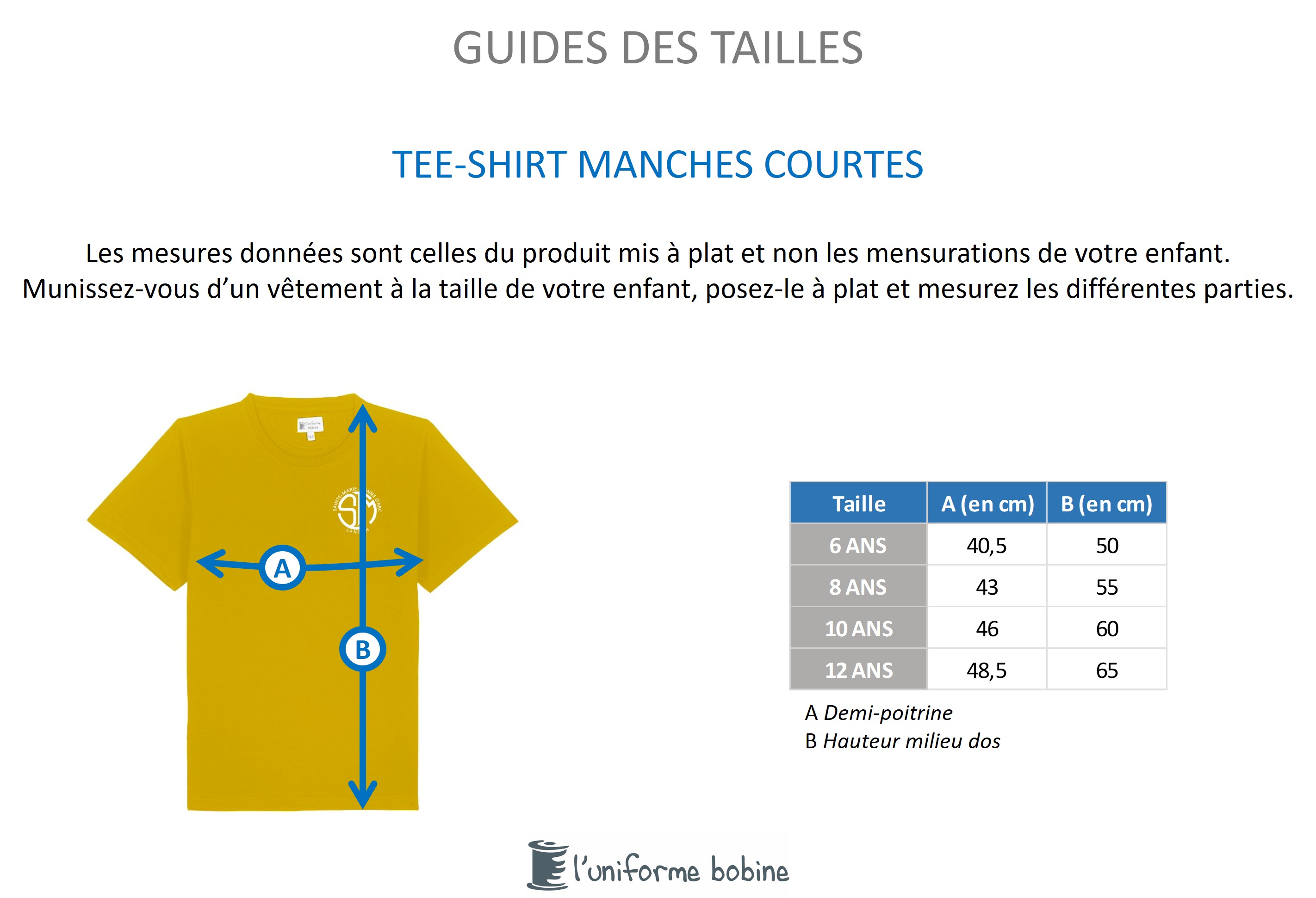 Guide des tailles