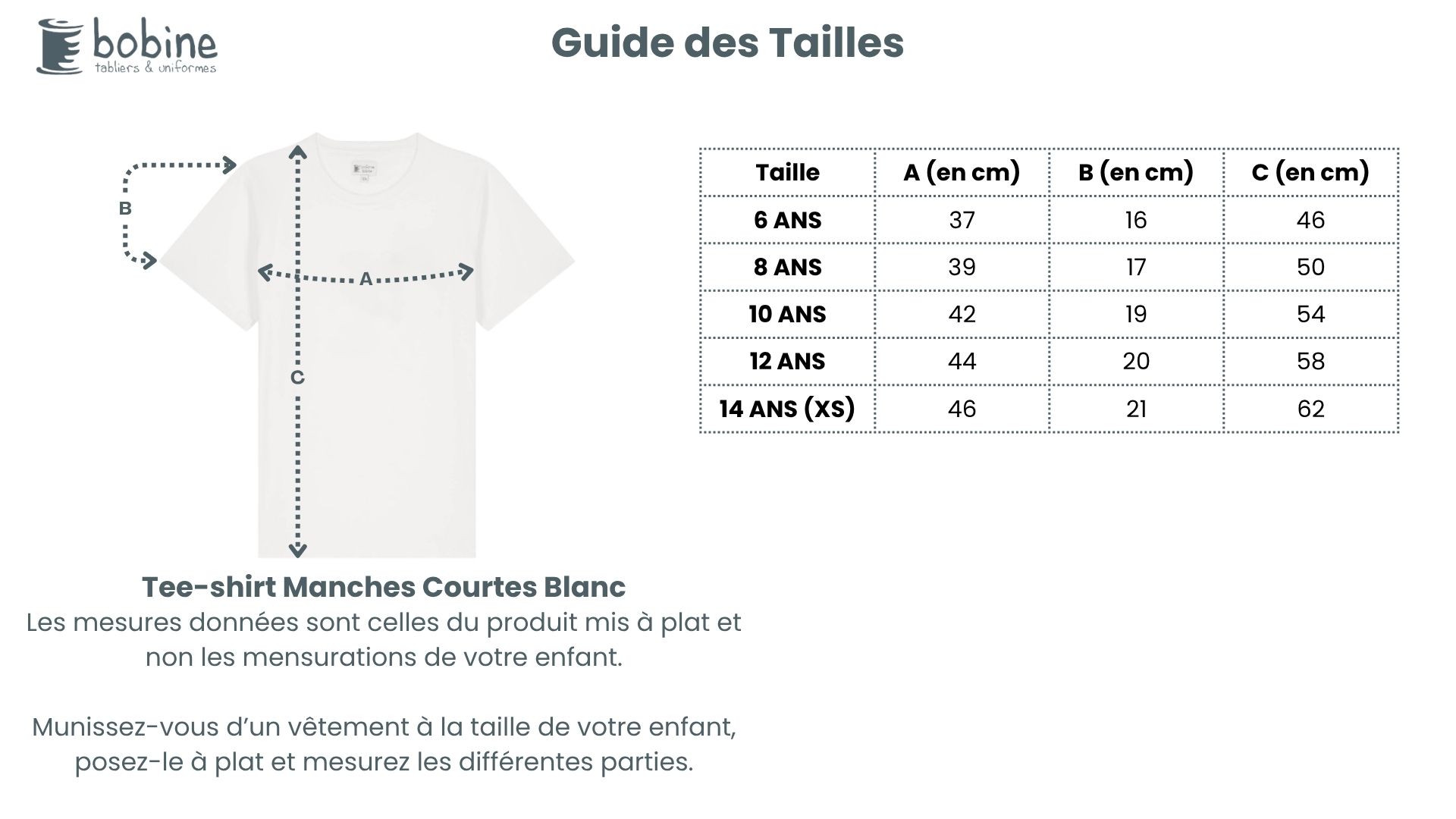 Guide des tailles