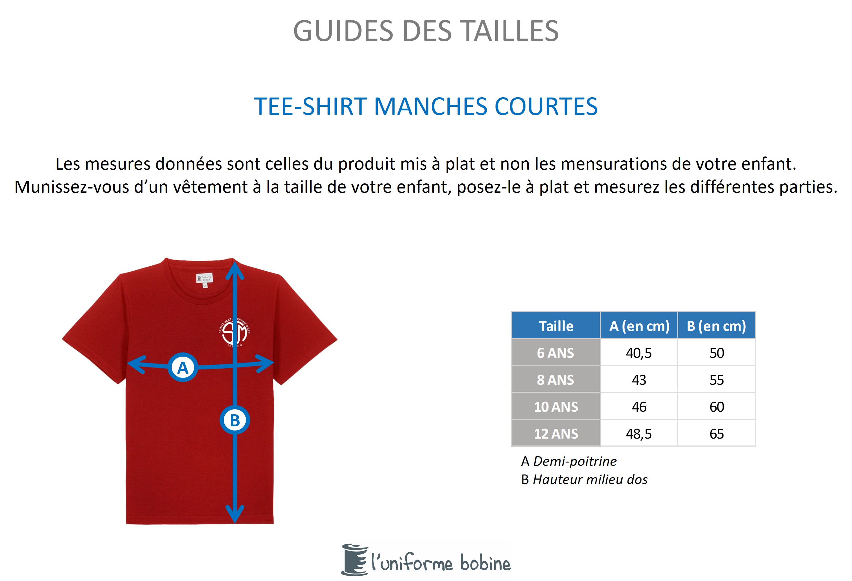 Guide des tailles