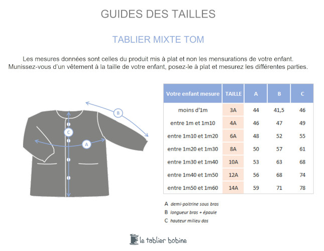 Guide des tailles